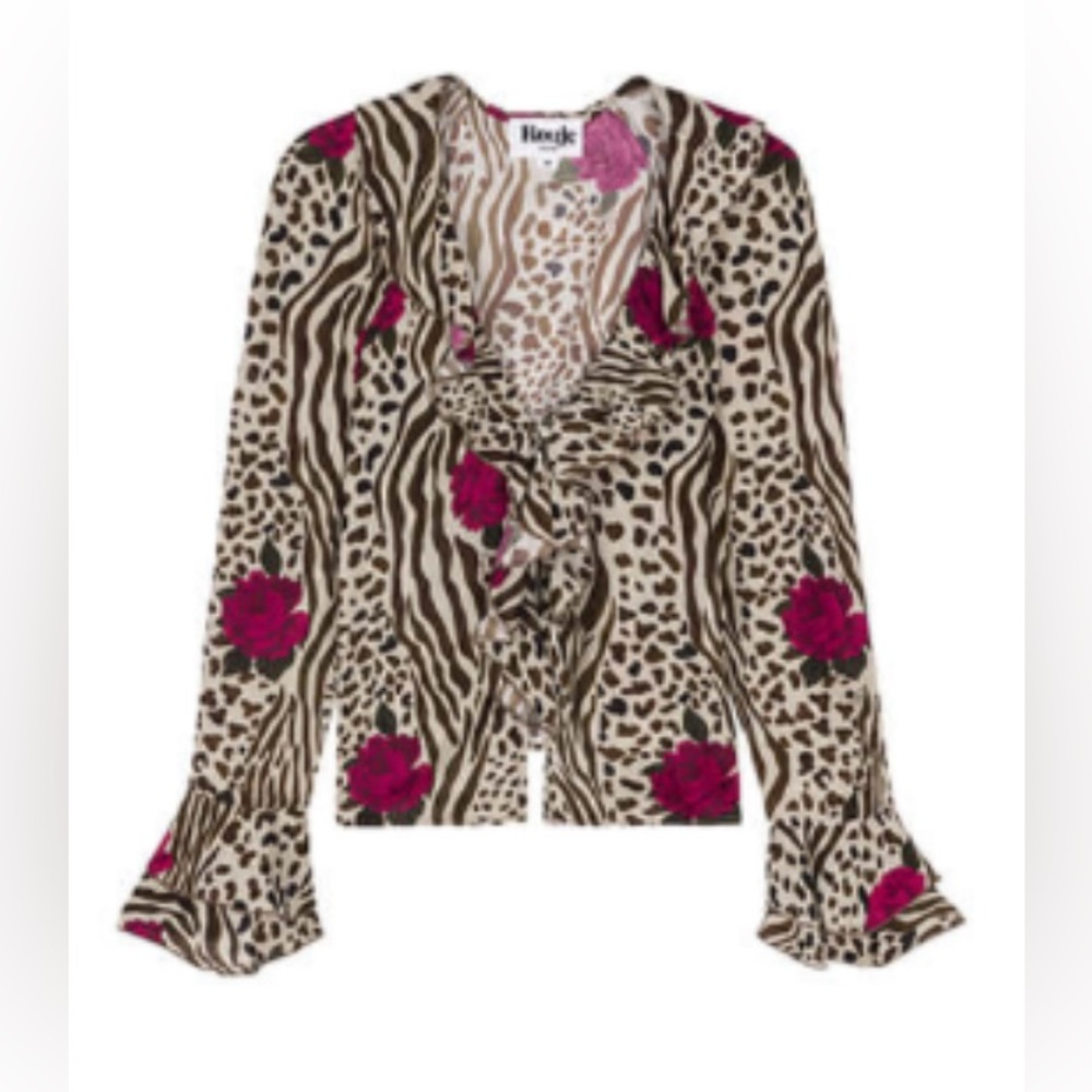 ISO - Rouje Lorenzo Top - Animal Fleur - Size 36 or 38